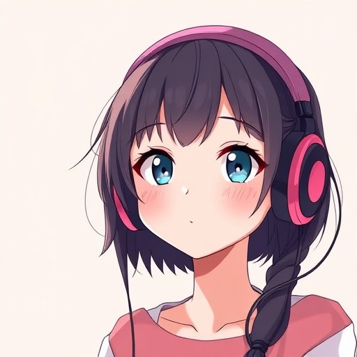3D漫画 - 音乐猎人的头像